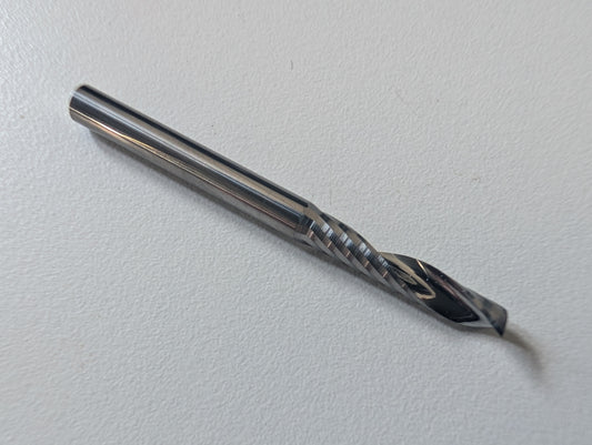 Spiraalne lõiketera, ühe servaga, karbiid 3.175x7mm